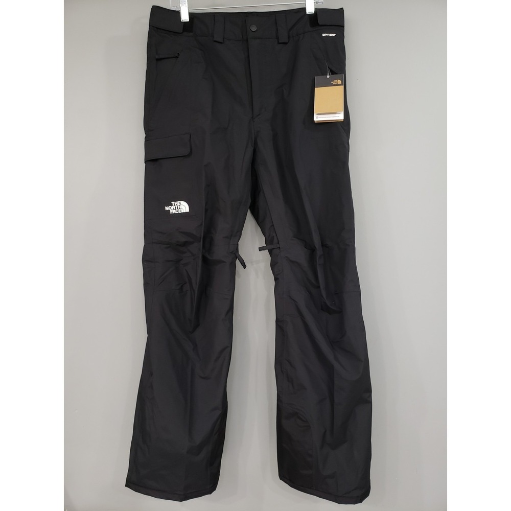 NEW Mens The North Face Freedom Ski Snowboard Shell Waterproof Snow Pants Black